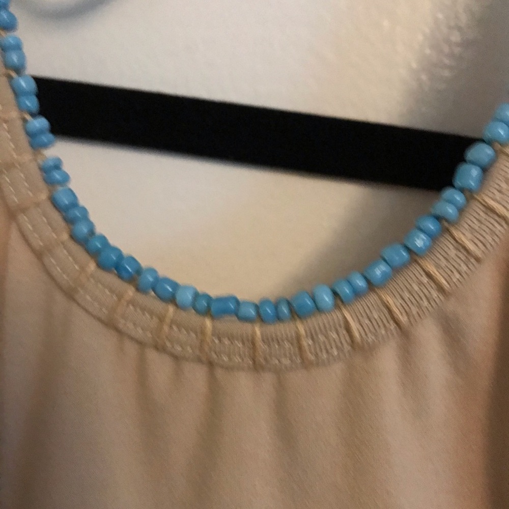 Mora girls nude colored Beach dress